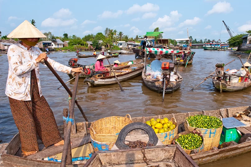 Can Tho – Marché flottant de Cai Rang – Bateau vers Phu Quoc